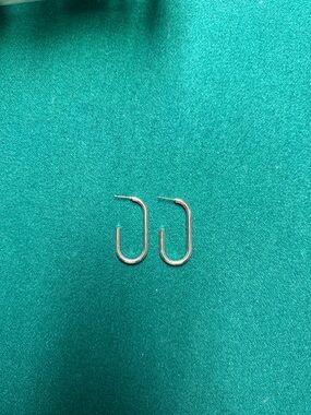 Nordstrom Elongated Oval Hoop Earring